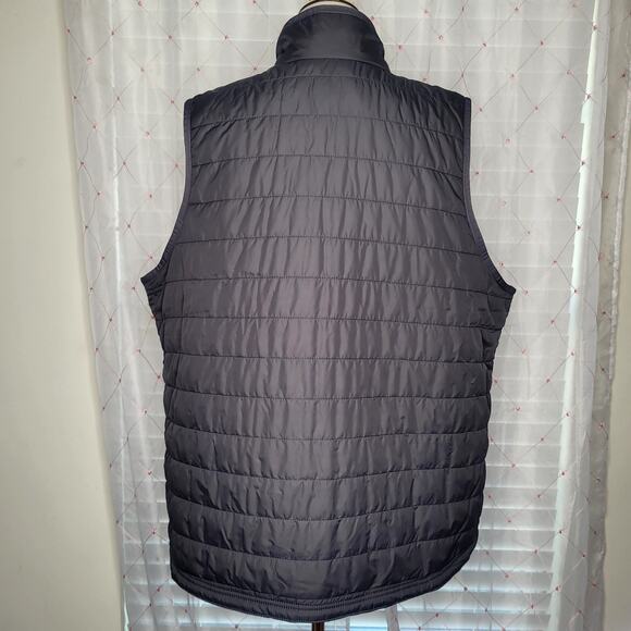 NWT Carhartt 2XL Shadow Gray Rain Defender Nylon Insulated Mock Neck Vest Hiking - Picture 3 of 9